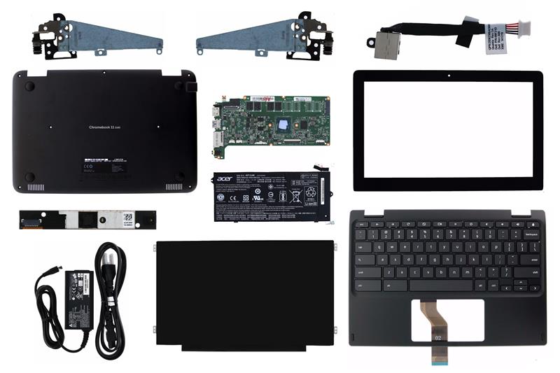 parts of a chromebook